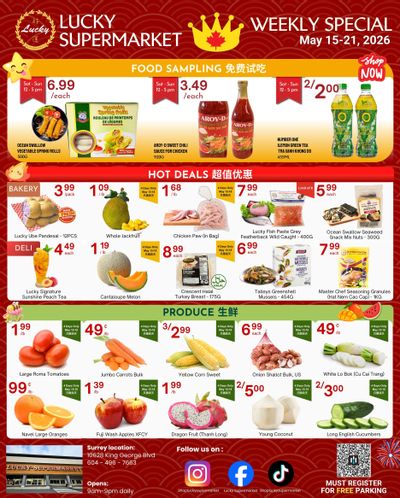 Lucky Supermarket (Surrey) Flyer May 15 to 21