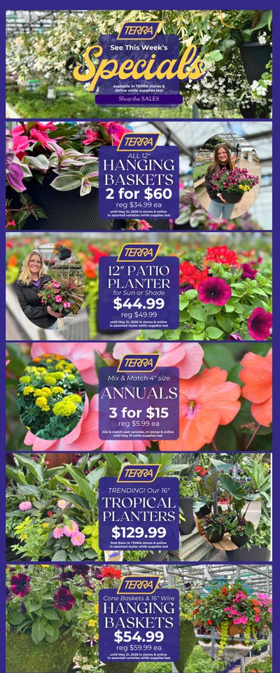 Terra Greenhouses Flyer May 15 to 21