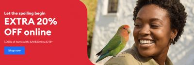 PetSmart Canada: Extra 20% off Thousands of Items with Promo Code