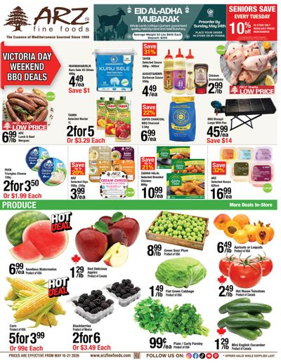 Arz Fine Foods Flyer May 15 to 21