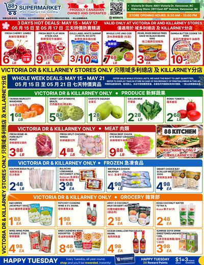 88 Supermarket Flyer May 15 to 21