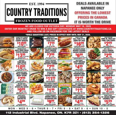 Country Traditions Flyer May 14 to 21