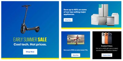 Best Buy Canada Early Summer Sale: up to 40% off Major Appliances + up to $700 Off Select Smart TVs + More