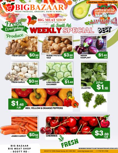 Big Bazaar Canada Flyer May 15 to 20