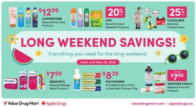 Value Drug Mart Flyer May 17 to 30