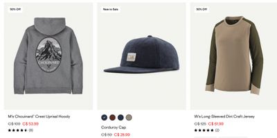 Patagonia Canada Spring Clearance Sale: Web Specials up to 50% off