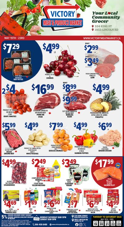 Victory Meat Market Flyer May 19 to 23