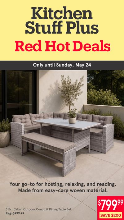 Kitchen Stuff Plus Red Hot Deals Flyer May 19 to 24