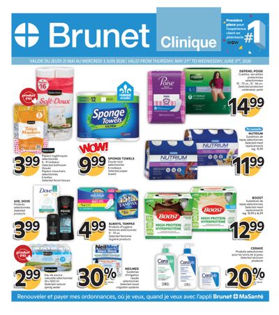 Brunet Clinique Flyer May 21 to June 3