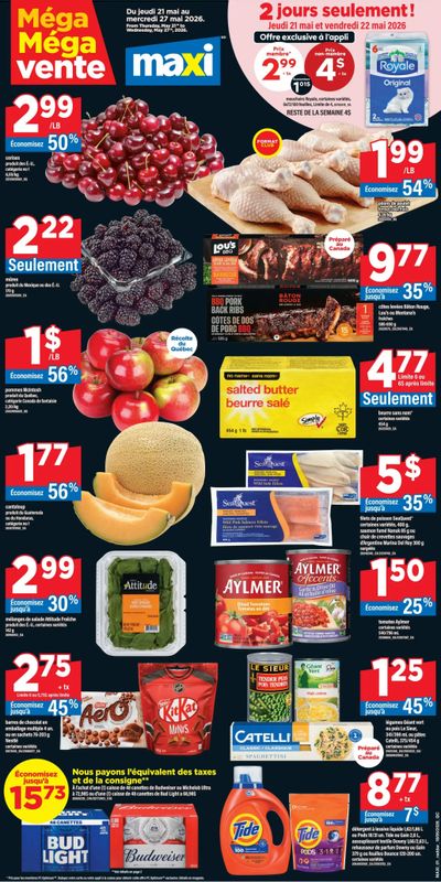 Maxi Flyer May 21 to 27