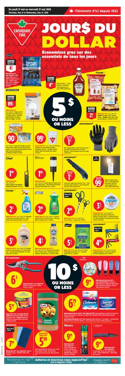 Canadian Tire (QC) Flyer May 21 to 27