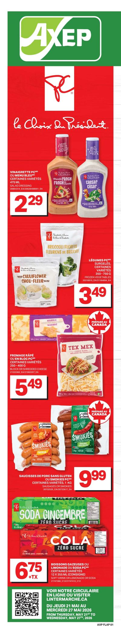 Axep Flyer May 21 to 27