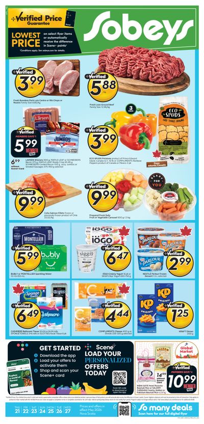 Sobeys (Atlantic) Flyer May 21 to 27
