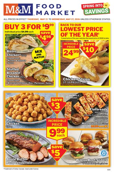 M&M Food Market (Atlantic, ON & West) Flyer May 21 to 27