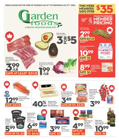 Garden Foods Flyer May 21 to 27