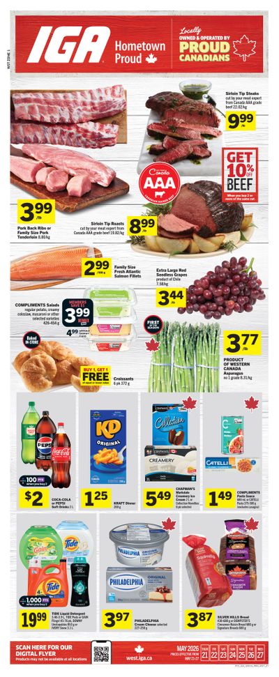 IGA (West) Flyer May 21 to 27