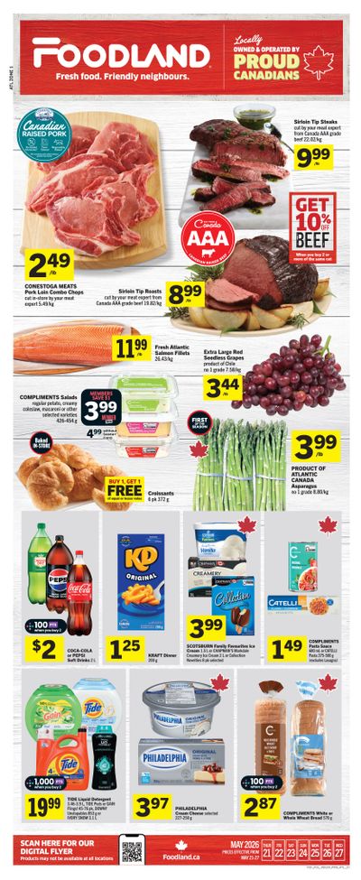 Foodland (Atlantic) Flyer May 21 to 27