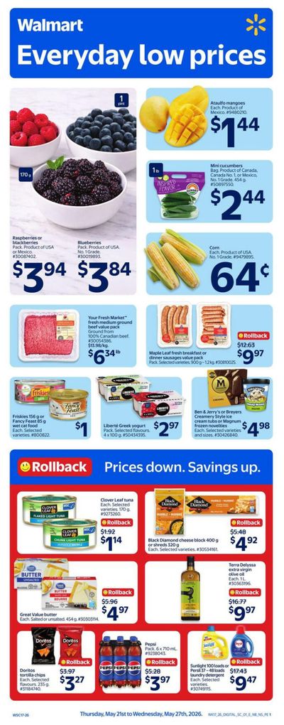 Walmart (Atlantic) Flyer May 21 to 27