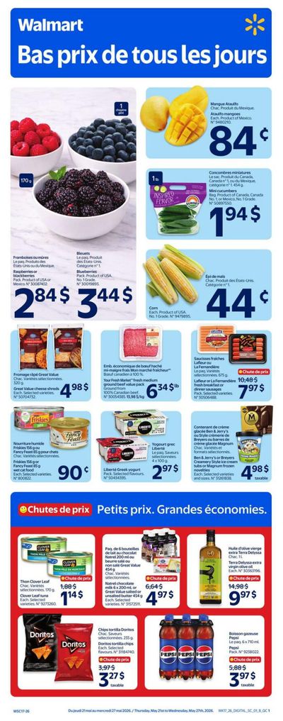 Walmart (QC) Flyer May 21 to 27