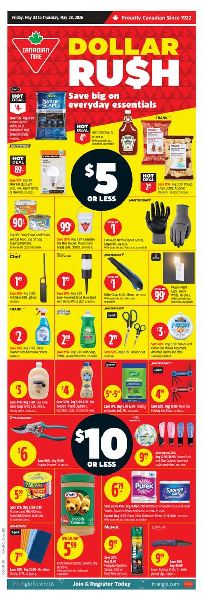 Canadian Tire (West) Flyer May 22 to 28