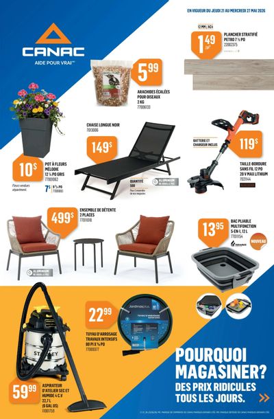 Canac Flyer May 21 to 27