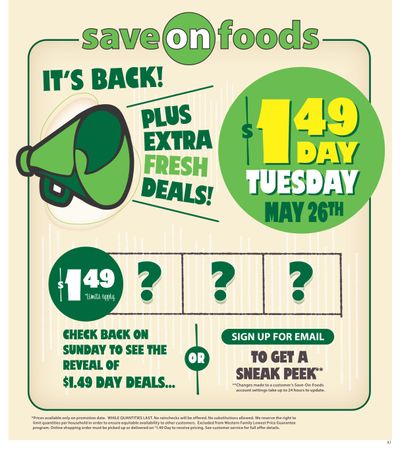 Save On Foods (BC) Flyer May 21 to 27