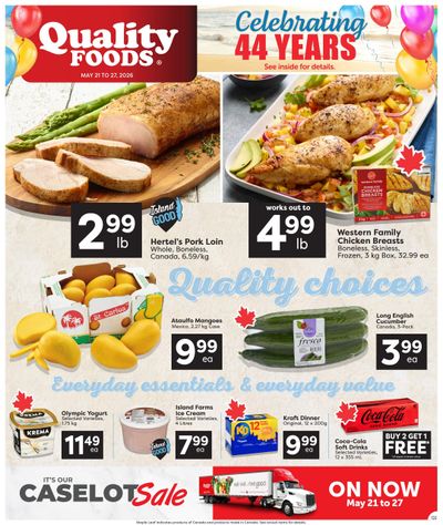 Quality Foods Flyer May 21 to 27