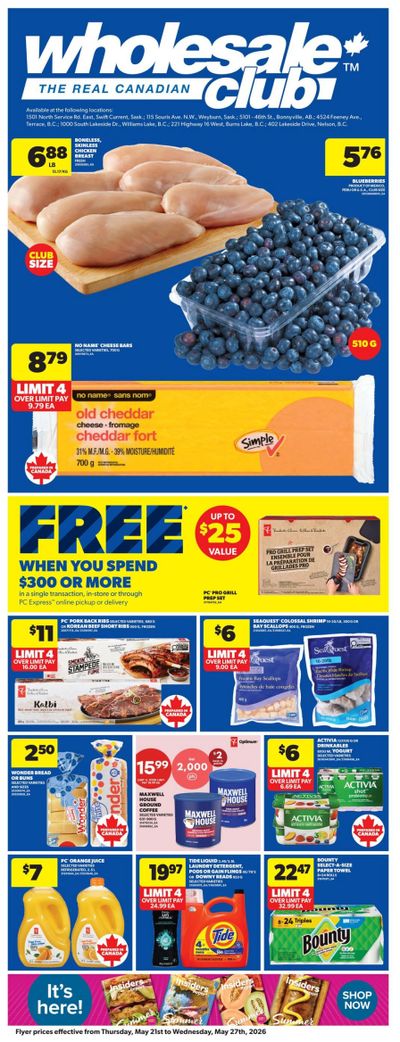 Real Canadian Wholesale Club Flyer May 21 to 27