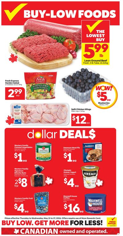 Buy-Low Foods Flyer May 21 to 27