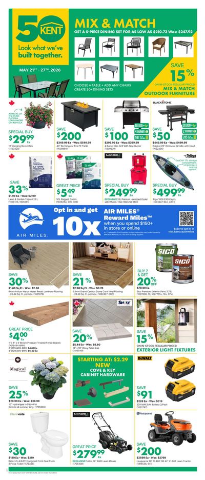 Kent Building Supplies Flyer May 21 to 27