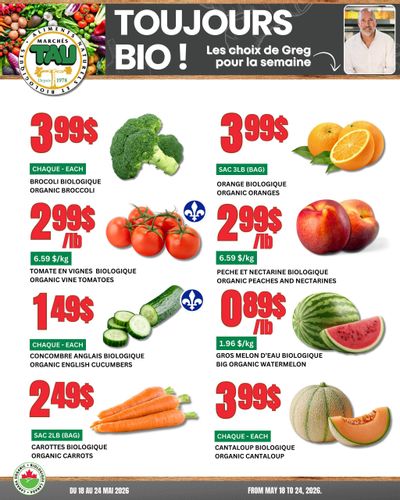 Marches Tau Produce Flyer May 18 to 24