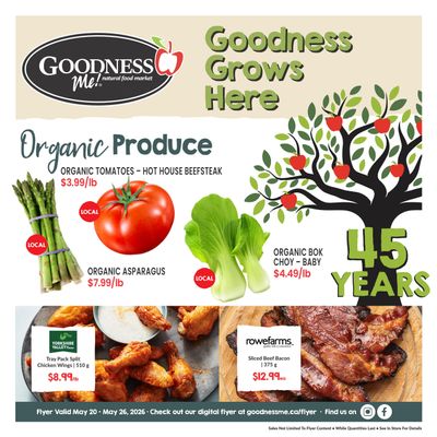 Goodness Me Flyer May 20 to 26