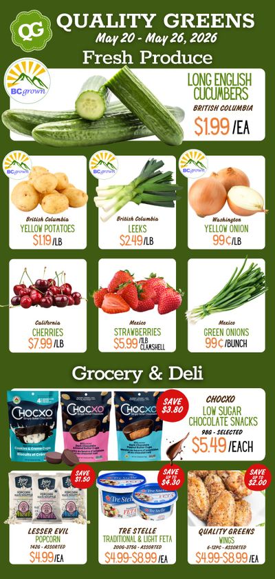Quality Greens Flyer May 20 to 26