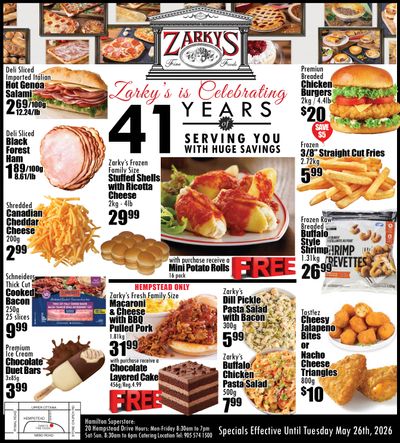 Zarky's Flyer May 20 to 26