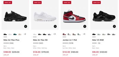 Foot Locker Canada: Save up to 50% off Select Styles