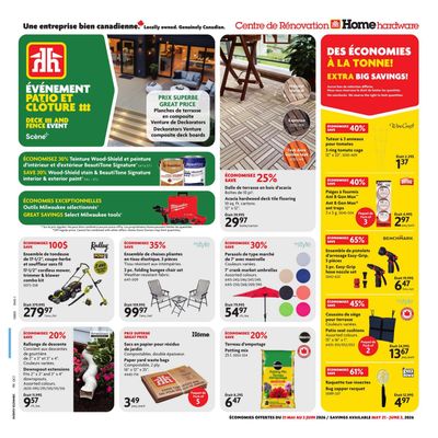 Home Hardware Building Centre (QC) Flyer May 21 to June 3