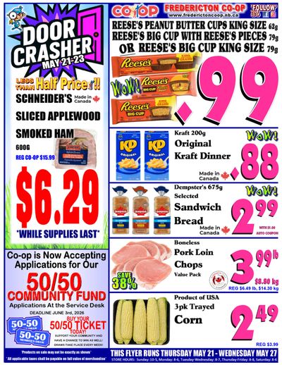 Fredericton Co-op Flyer May 21 to 27