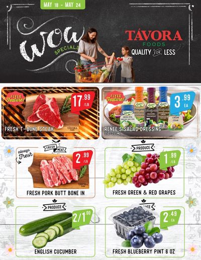 Tavora Foods Flyer May 18 to 24