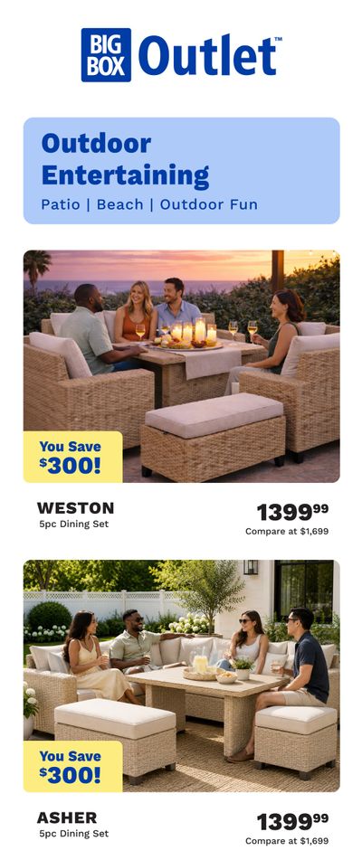 Big Box Outlet Store Flyer May 21 to 27