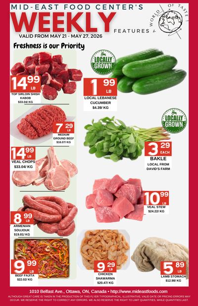 Mid-East Food Centre Flyer May 21 to 27