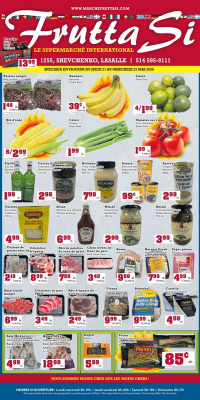 Frutta Si Flyer May 21 to 27