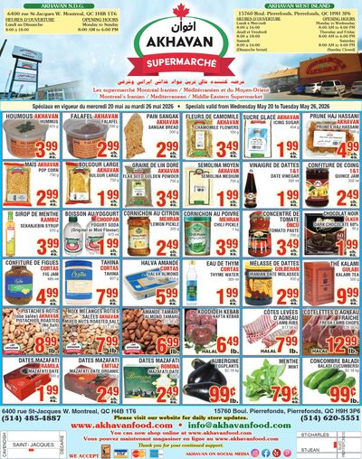 Akhavan Supermarche Flyer May 20 to 26