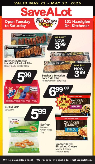 SaveALot Grocery Outlet Flyer May 21 to 27