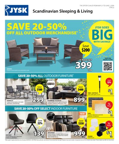 JYSK Flyer May 21 to June 3