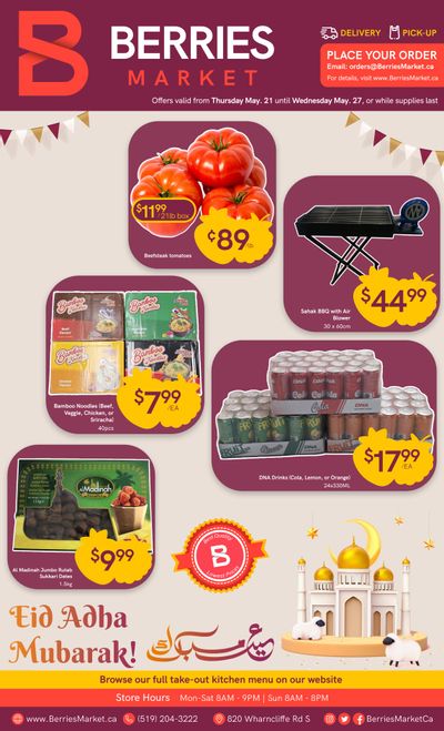 Berries Market Flyer May 21 to 27