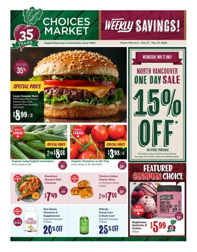 Choices Market Flyer May 21 to 27