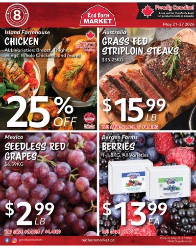 Red Barn Market Flyer May 21 to 27