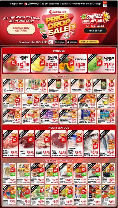 Seafood City Supermarket (ON) Flyer May 21 to 27