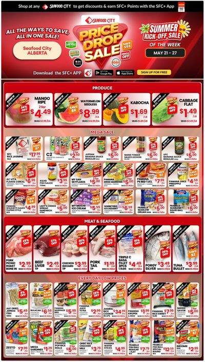 Seafood City Supermarket (AB) Flyer May 21 to 27