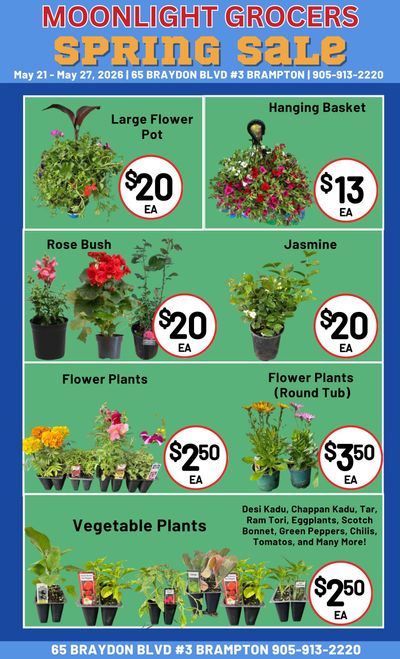 Moonlight Grocers Flyer May 21 to 27